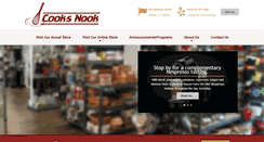 Desktop Screenshot of cooksnookstore.com